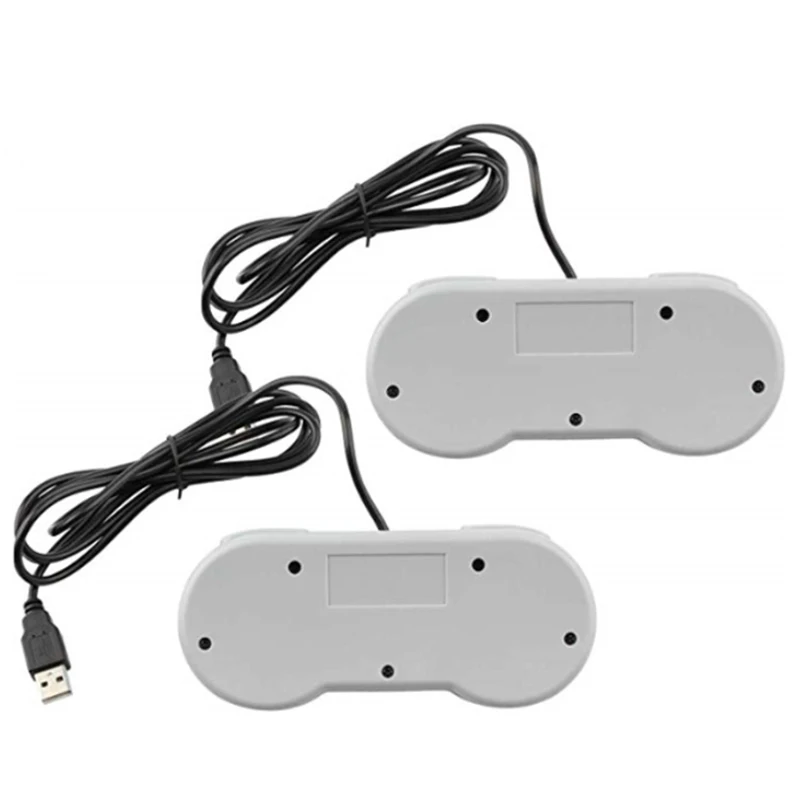 Портативный игровой джойстик в стиле ретро USB контроллер для SNES подходит Windows ПК