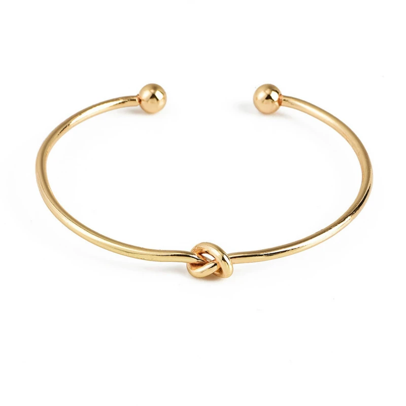 Новые Модные индивидуальные браслеты с узлом комбинированные женские листьями