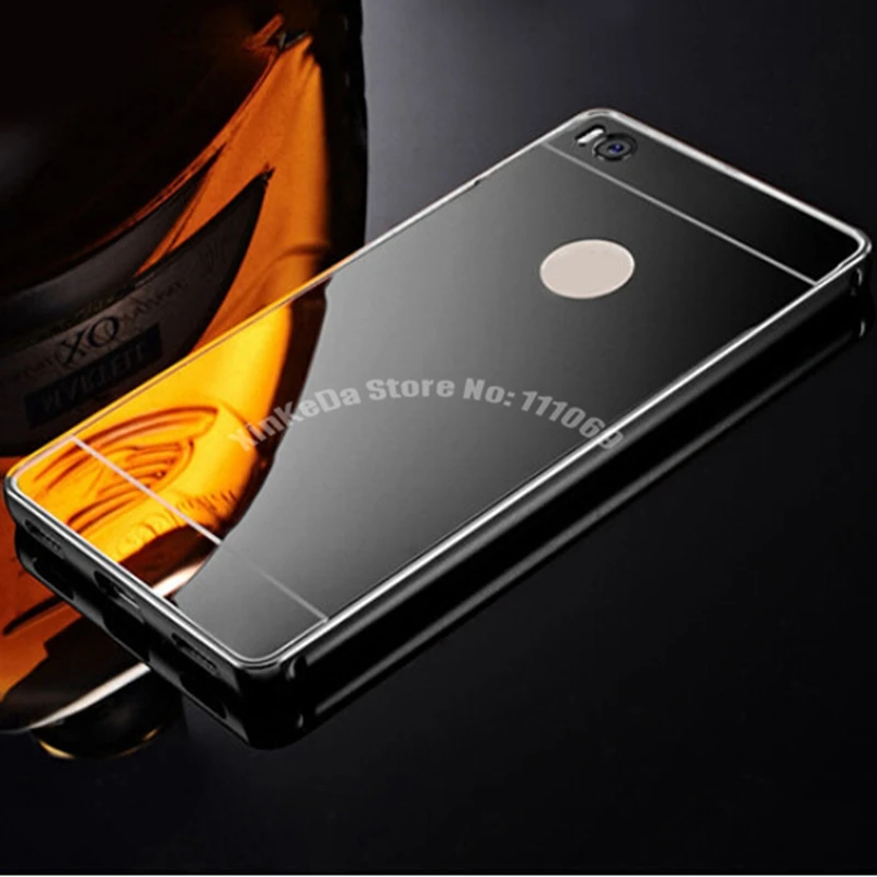 Серый Роскошные Алюминий металлический зеркальный корпус для huawei Ascend P9 P8 Lite P7 G8 G7 Коврики камеры одноступенного процесса 8 7 S Nexus 6P Honor 7 7i 6 plus 5x 4x чехол-накладка - Цвет: Серый