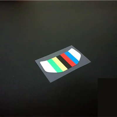 2PCS Car Styling Decal Automobile Motorcycle Helmet Visor Aircraft Rainbow Color Change Sticker 6x3cm | Автомобили и мотоциклы