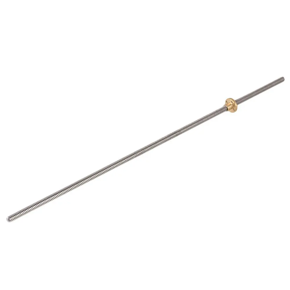 L500мм 8 мм Винт шаг из нержавеющей стали свинцовый винт стержень с гайкой оси Z для