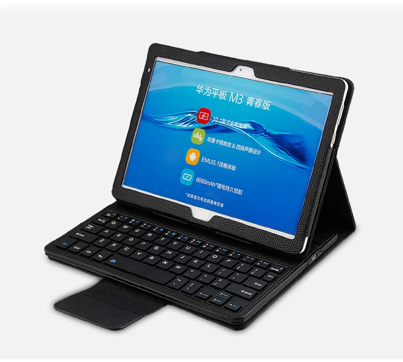 Чехол для huawei Mediapad M3 lite 10 BAH-W09 AL00 10," планшетный ПК беспроводной Bluetooth keyboa защитный чехол из искусственной кожи