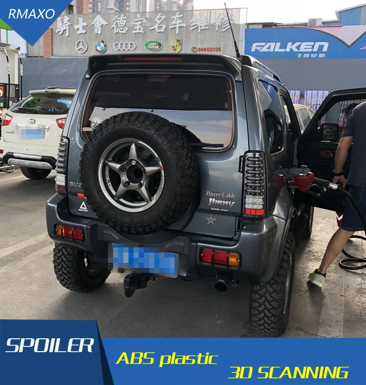 Для suzuki jimny Спойлер ABS Материал заднее крыло автомобиля swift праймер цвет задний спойлер
