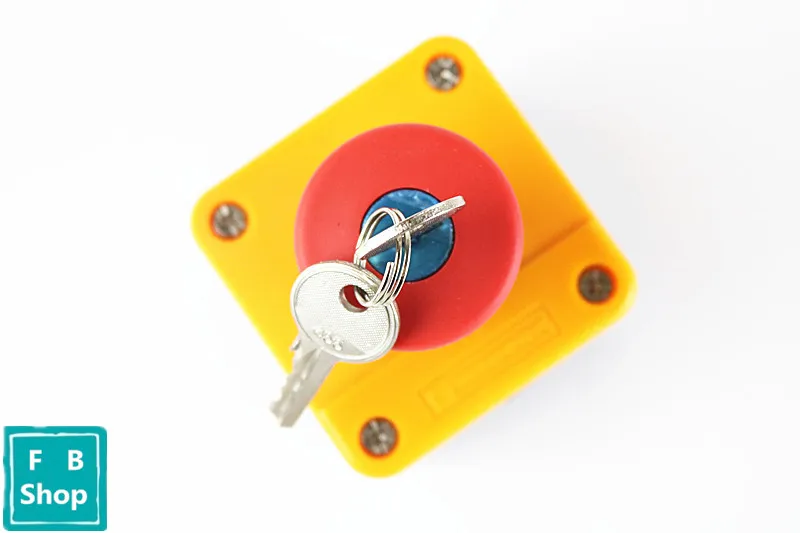 Грибная головка лифт переключатель кнопки аварийного останова с коробкой для