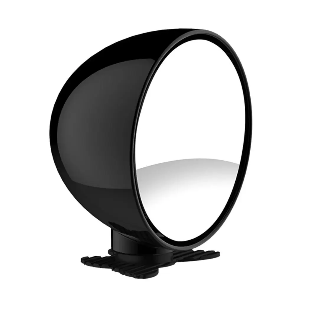 Автомобильное круглое зеркало заднего вида все модели черный белый точечный