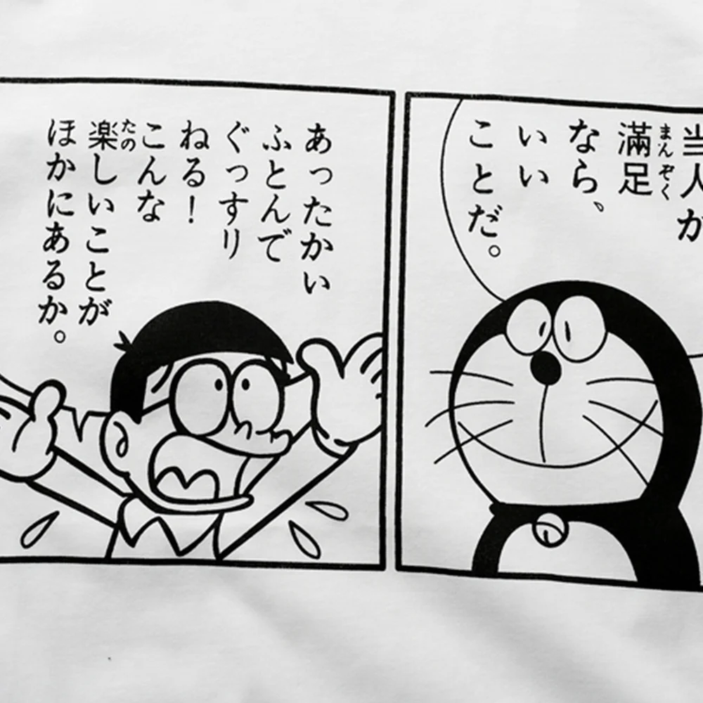 Футболка HAHAYULE женская с японским аниме новинка 2018 футболка Doraemon летние футболки