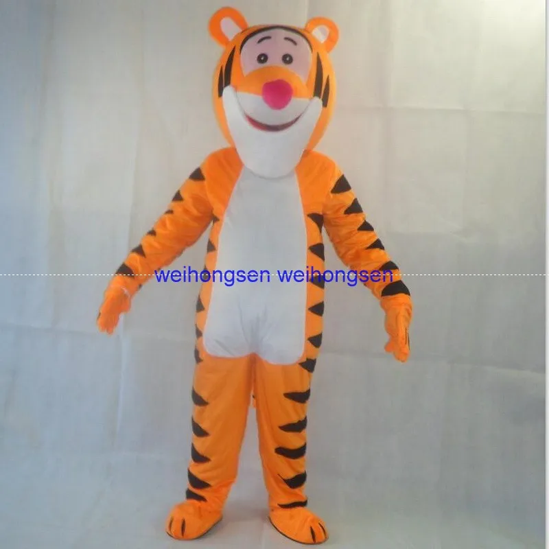 Напрямую с фабрики EVA материал шлем прыгать Тигр талисман костюмы мультфильм