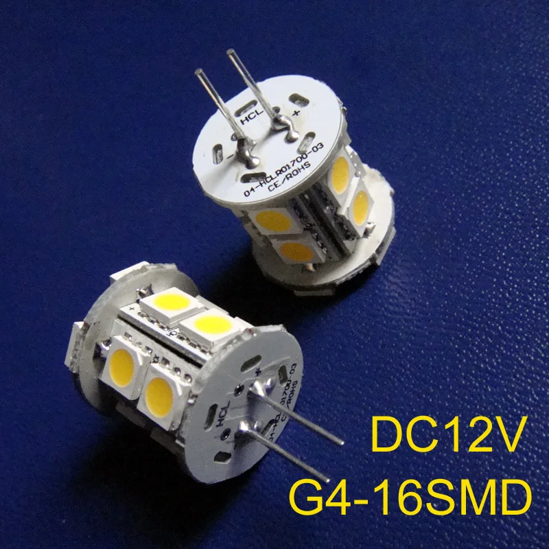 Высокое качество 5050 led G4 лампа DC12V Led лампочки Освещение светодиодные хрустальные
