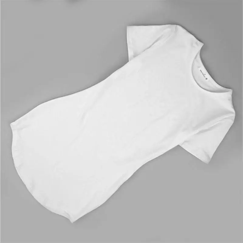 Hot Style Fashion Trend Solid Color Round Neck Short Sleeve Irregular Lotus Leaf Edge Slim Women Dresses New The 2016 | Женская одежда