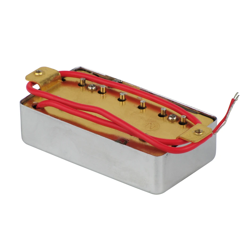 OriPure 1Pcs Chrome LP Style Electric Guitar Pickup Double Coil Humbucker Neck 50mm | Спорт и развлечения