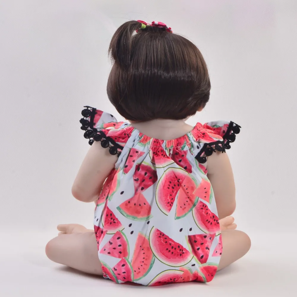 Bebes reborn corpo de silicone inteiro 55 см силиконовая Кукла Reborn для маленьких девочек игрушки