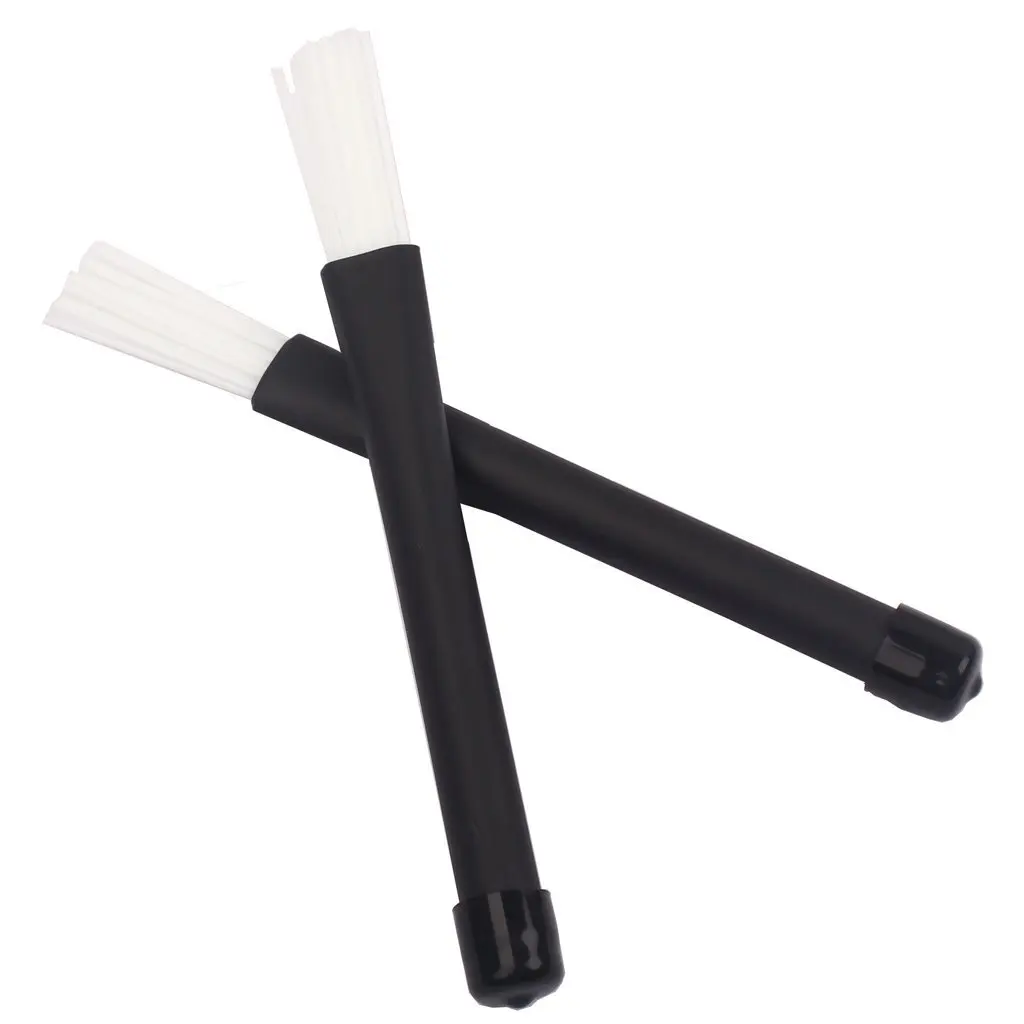SEWS Телескопические выдвижные ручки ударные барабанные кисти палочки (черный +