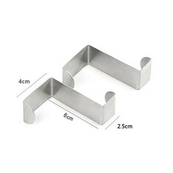 Новый 2 шт. из нержавеющей стали для дома кухни настенный держатель двери крючок