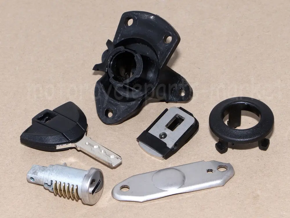 Черные мотоциклетные задние ПАССАЖИРСКОЕ СИДЕНЬЕ кронштейн замок W/ключ для BMW