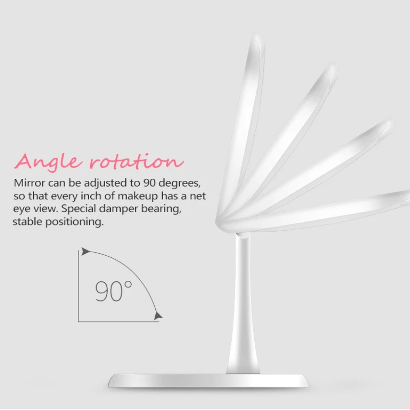 Милый умный светодиодный светильник для домашних животных настольное зеркало с