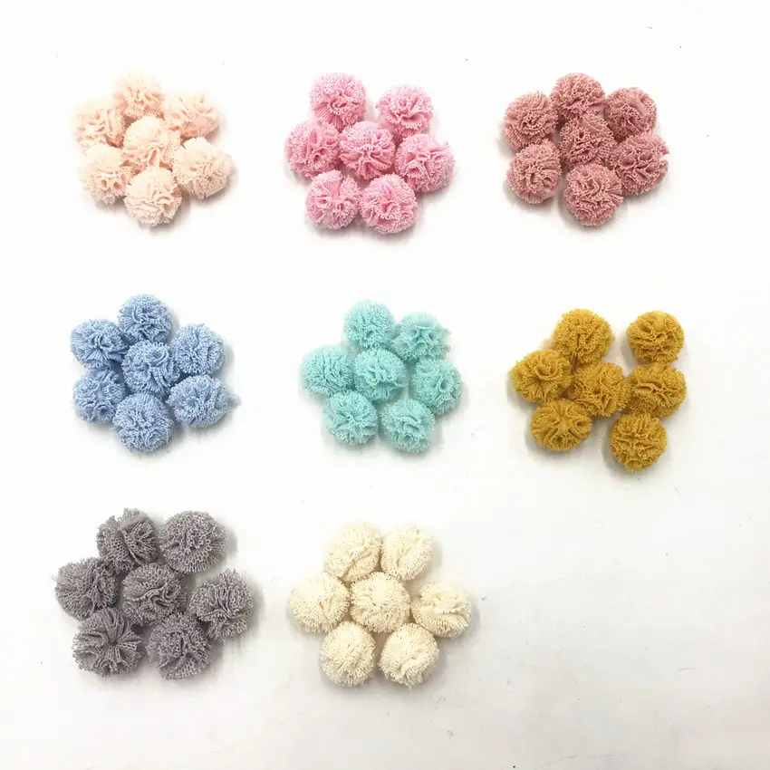 Mix color 80 шт./лот, смешанные цвета, сделай сам, сетчатый шар для детей, головной убор, заколка для волос, аксессуары и аксессуары для одежды - Цвет: Mix color