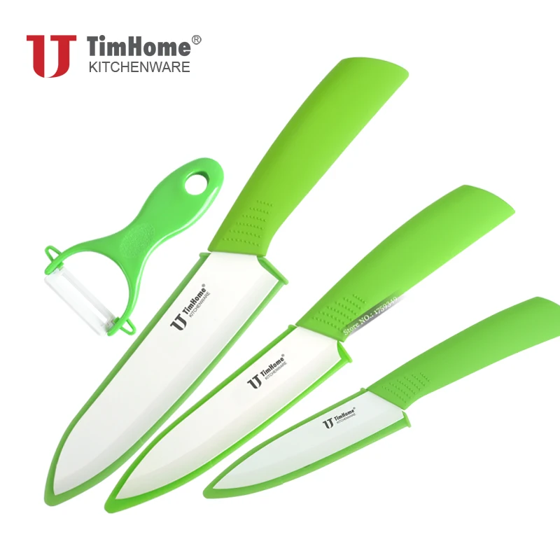 Timhome Марка Оригинал 4 &quot5&quot 6 &quotКерамические Наборы Ножей + Керамические