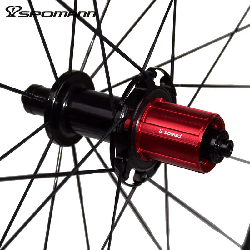 Велосипедные колеса SPOMANN из углеродного волокна 700C дорожный клинчерный Колесный