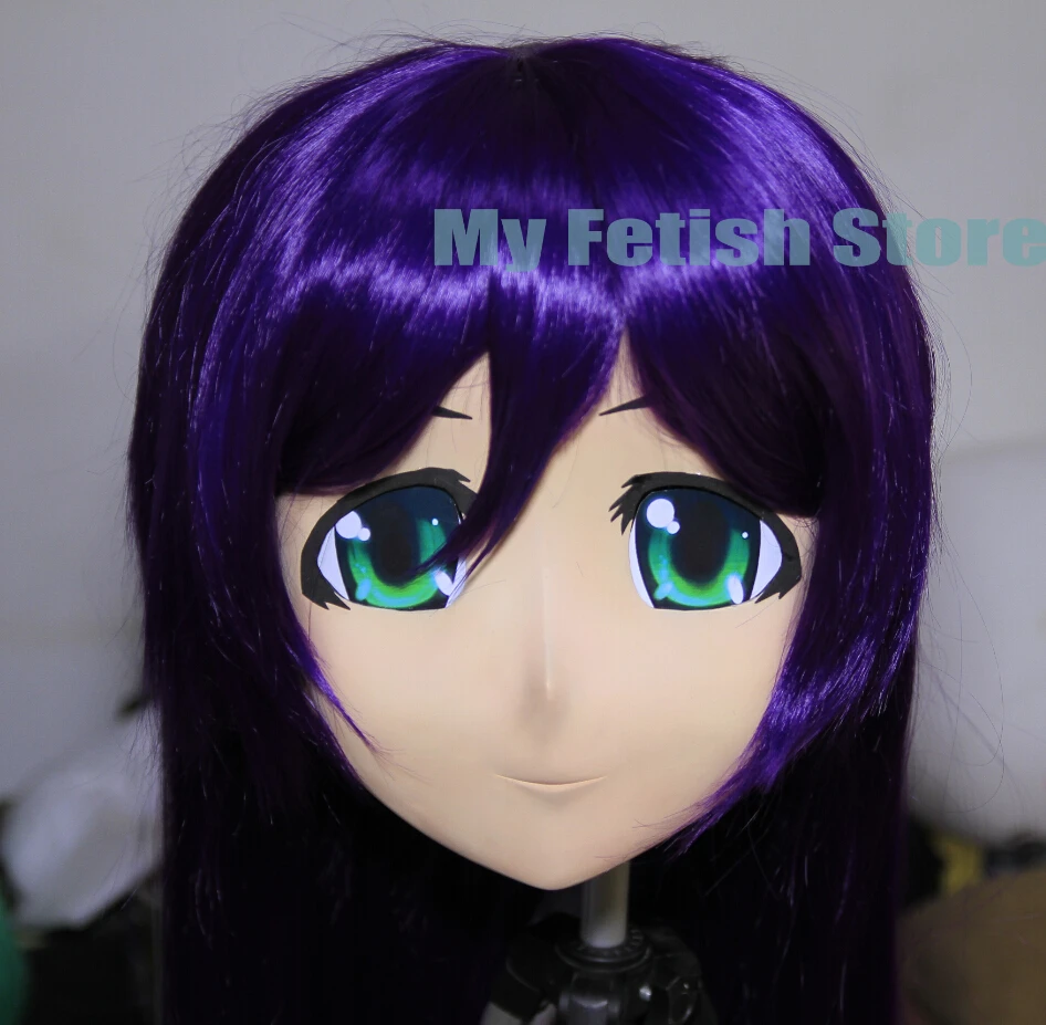 (KM174) суперкачественная женская маска на всю голову ручной работы из смолы