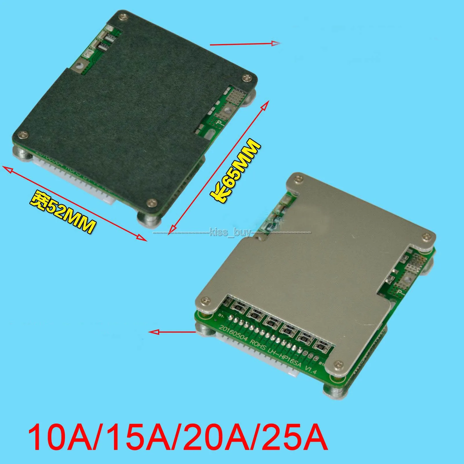 Защитная плата для зарядки литий ионных аккумуляторов 14S 48 В 20 А 18650 BMS PCM баланс