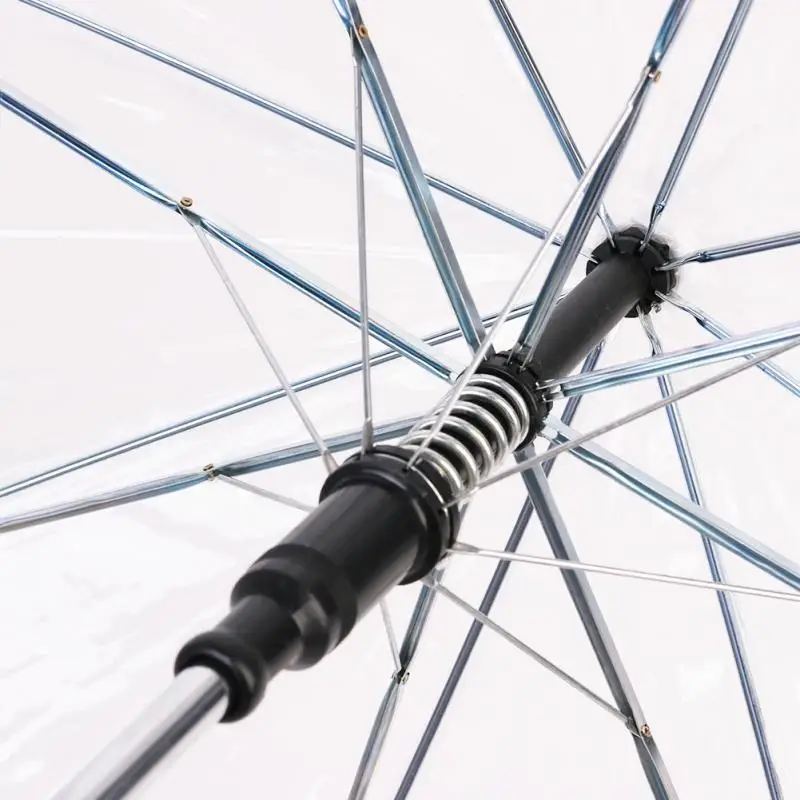 

FGHGF Long Handle 8K Transparent Fashion Umbrella Male Women Men Automatic Creative Big Umbrella