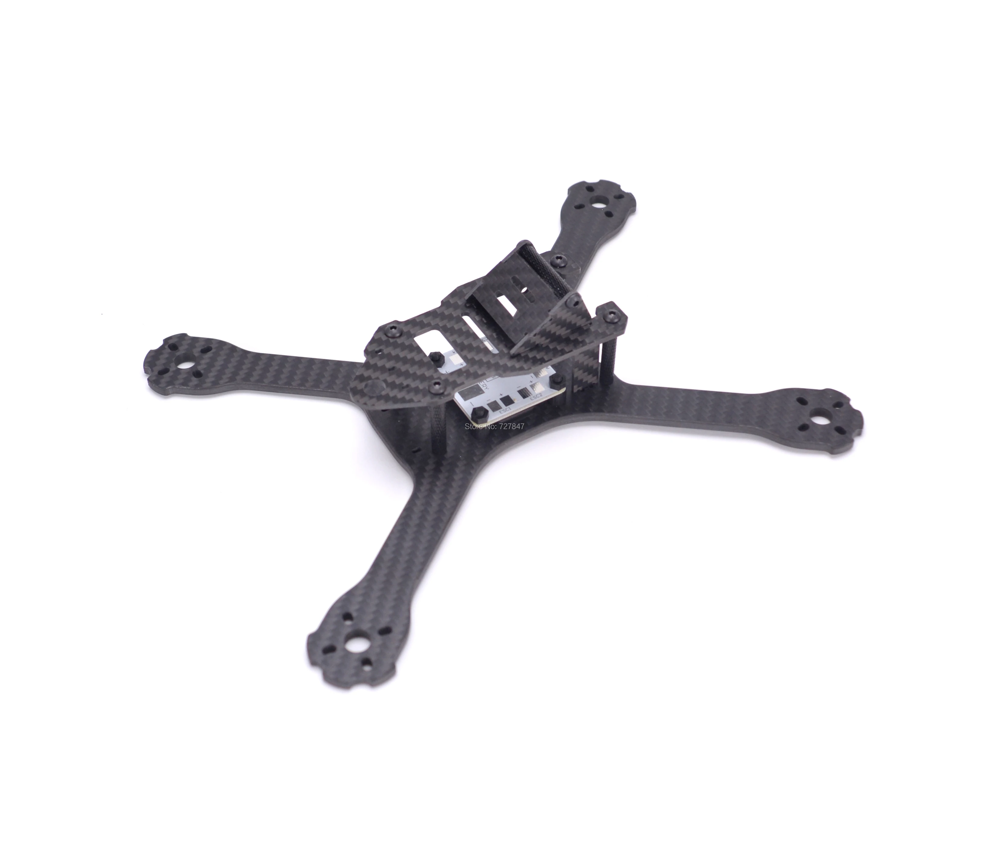 Новейший DIY Мини Дрон FPV QAV XS 222 мм гоночный Квадрокоптер с 4 дужками для X 210 чистого