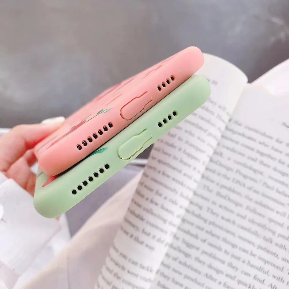 Конфеты цвет INS Цветы Чехлы для iphone XR милый Защита от солнца Цветочный чехол