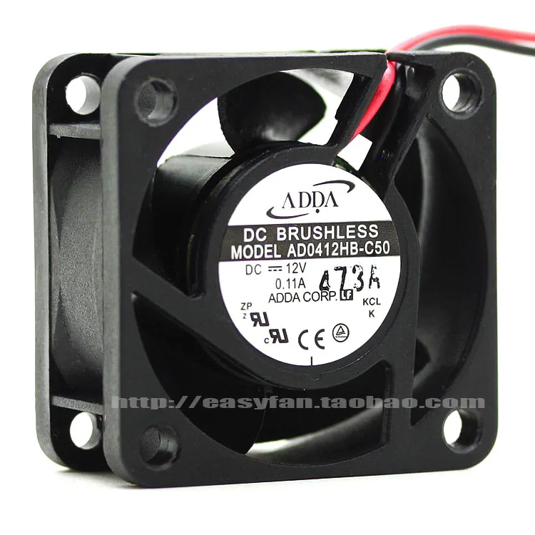 Новый двойной шарикоподшипник охлаждающий вентилятор ADDA AD0412HB-C50 DC12V 0.11A |
