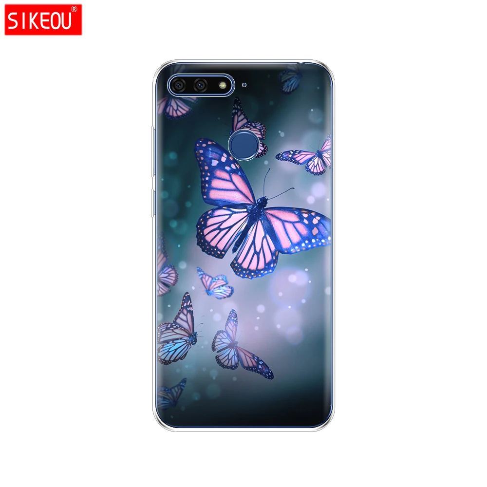 12073 Силиконовый чехол для Huawei Honor 7C, 5,7 дюйма, чехол, мягкий ТПУ, милый чехол, защитный чехол для телефона Huawei honor 7c Aum-L41 - Цвет: 12073
