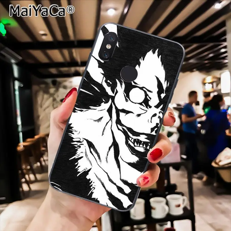 MaiYaCa Death Note Ryuk kira Coque Shell чехол для телефона Xiaomi Redmi4X 6A S2 Go Redmi 5 5Plus Note4 Note5 7 Note6Pro