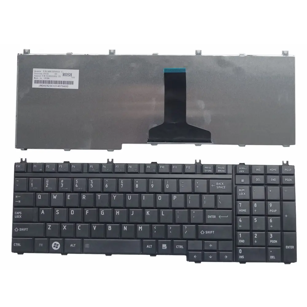 YALUZU US laptop keyboard FOR TOSHIBA L350 L355 L500 L505 L550 L555 9J.N9282.M01 9J.N9282.P01 9J.N9282.R01 BLACK | Компьютеры и офис