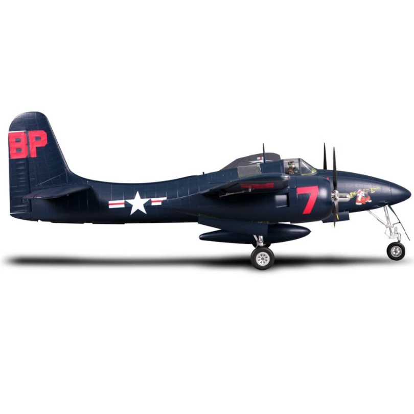Радиоуправляемый самолет FMS 1700 мм 1 7 м F7F тигровый Кот двойной двигатель