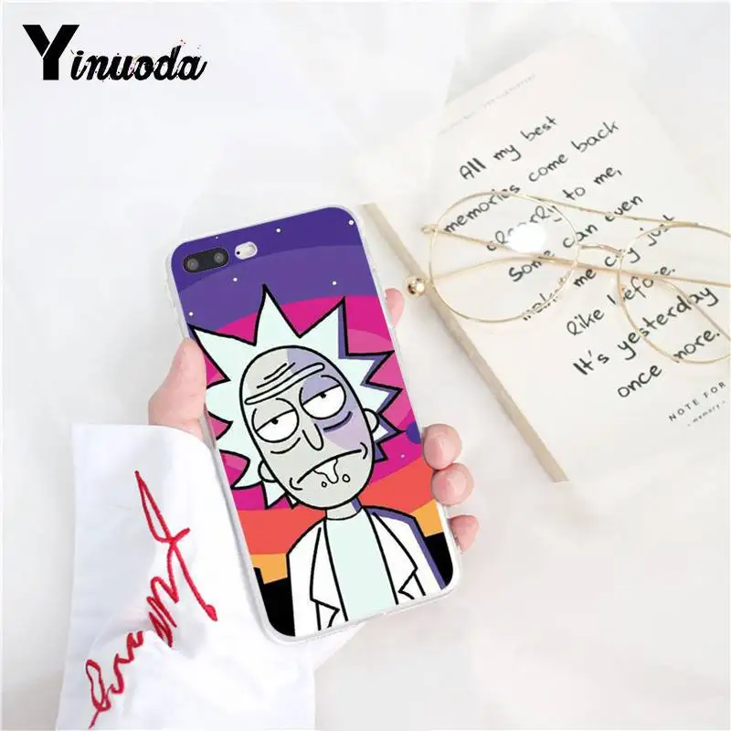 Yinuoda Рик и Морти ТПУ чехол для телефона крышка оболочка для iPhone 8 7 6 6S Plus 5 5S SE XR X XS MAX 10 11 11pro 11promax чехол