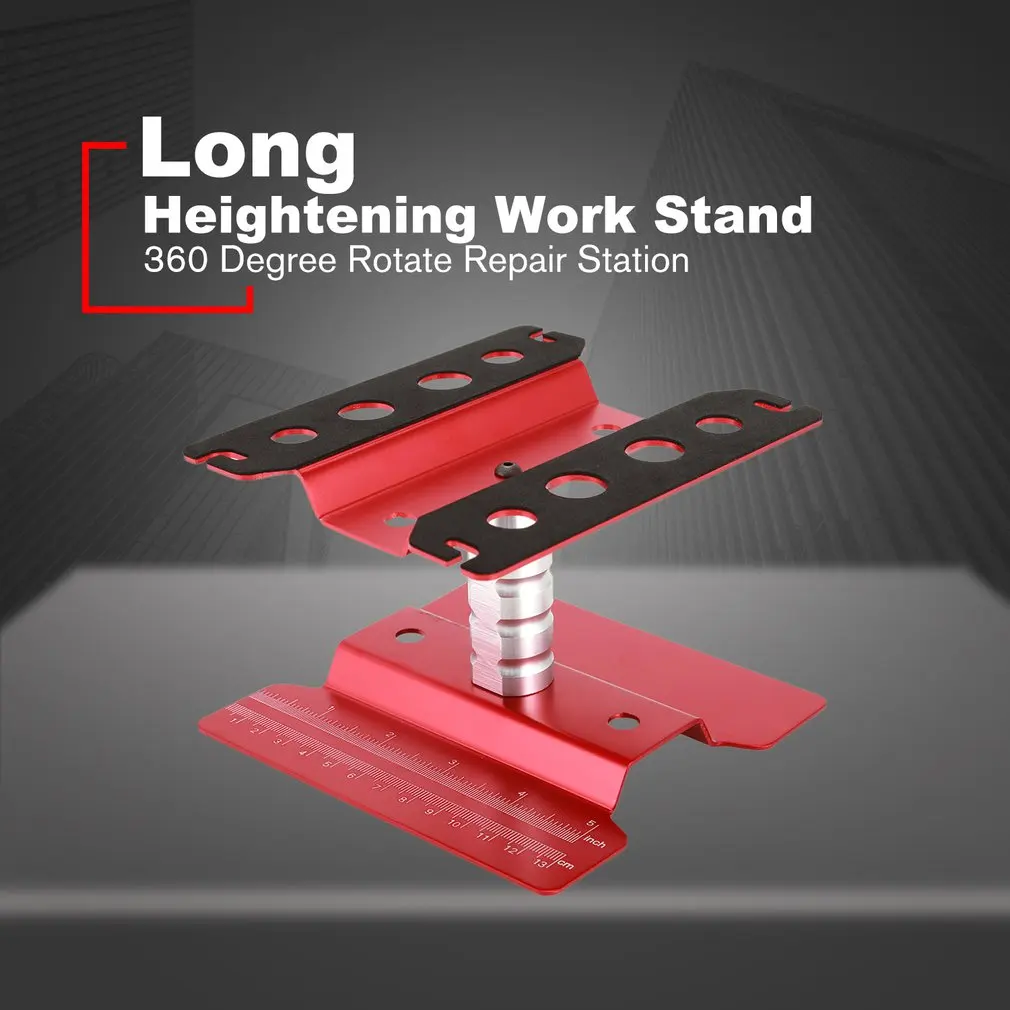 360 градусов Поворот ремонтная станция повышение работы стенд Монтажная платформа для RC 1/8 1/10 Traxxas Axial осевой SCX10 Tamiya HSP