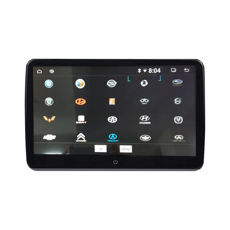 Caroad 10 6 дюймов Автомобильный подголовник монитор Android 0 1920*1080 HD 1080P видео IPS