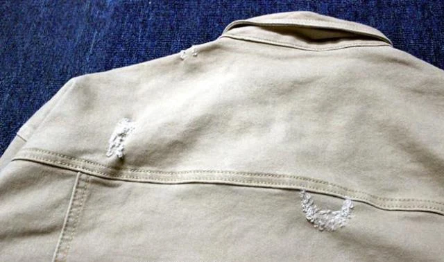 Новые модные хаки джинсовые рваные джинсы куртка мужчины в стиле хип хоп Хабар