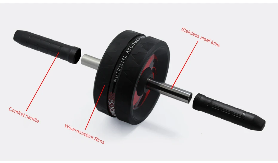 Ab ролик Упражнение Фитнес ролик Ab wheel Тренировка мышц двухколесный аппарат пресс-ролик брюшной мышцы тренажерного зала оборудование для похудения