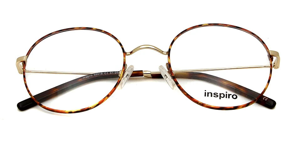 ROUND FRAME ESNBIE сплав ультралегкие корейские очки круглые оправы для женщин Близорукость очки оправа для мужчин 51 мм Oculos De Grau Feminino - Цвет оправы: ROUND FRAME