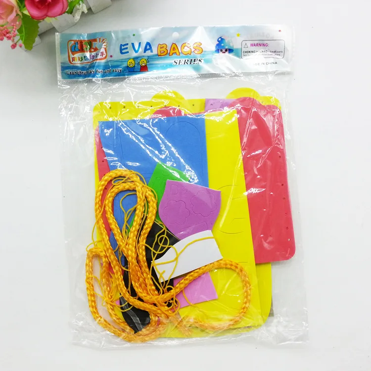 Творческий Детский Сад DIY Ремесла Материал Дети ПОДЕЛКИ Ручной Работы EVA Сумки Craft