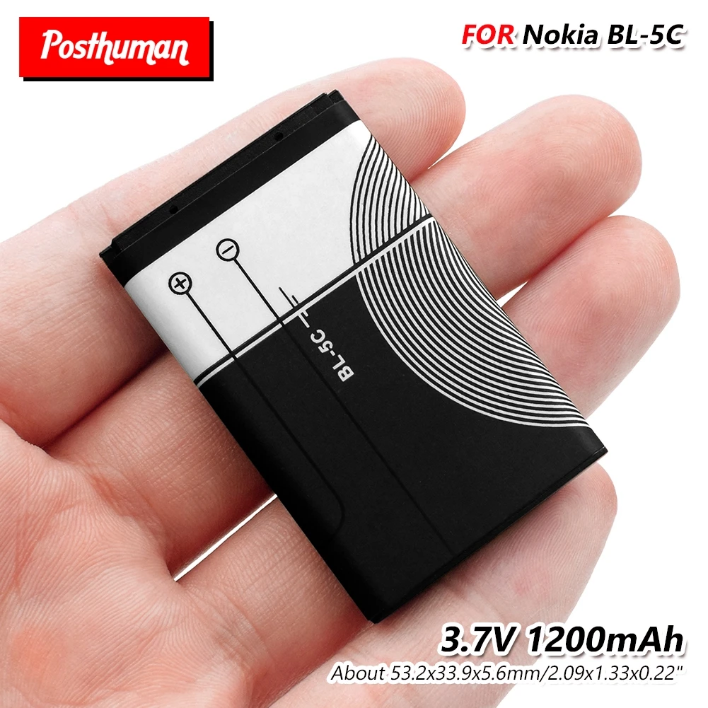 Li-Po телефон BL5C BL-5C BL 5C Батарея для Nokia 1100 1110 1200 1208 1280 1600 2600 2700 3100 3110 5130 6230 6230i n70 n72