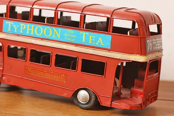 Бесплатная доставка! Лондонский уличный Железный двухэтажный автобус модель