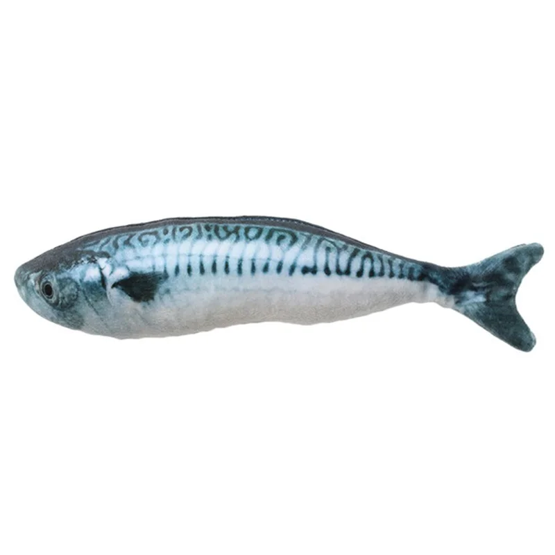 Горячая интерактивная игрушка для кошек кошачья мята Play Fish плюшевые игрушки в