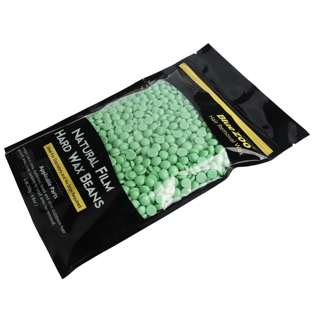 250 г/упак. депилятор для волос Зеленый чай вкус твердый воск бразильская горячая