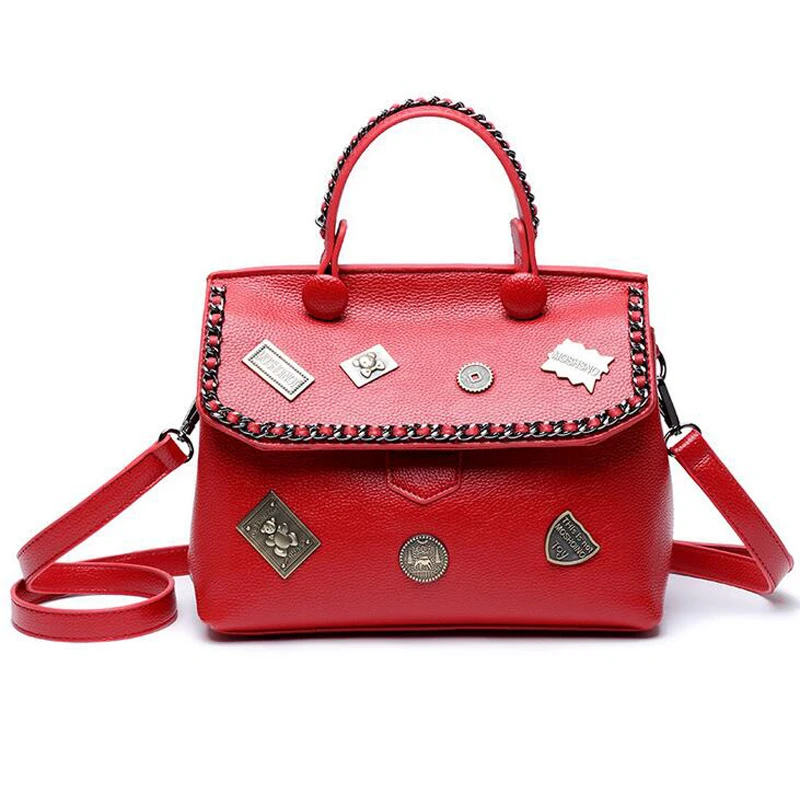 Новая кожаная сумка женская мода леди Crossbody роскошные сумки | Багаж и