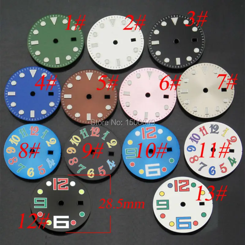 Мужские часы с циферблатом 28 5 мм подходит для ETA 2836 2824 MINGZHU dg2813 DG3804|accessories