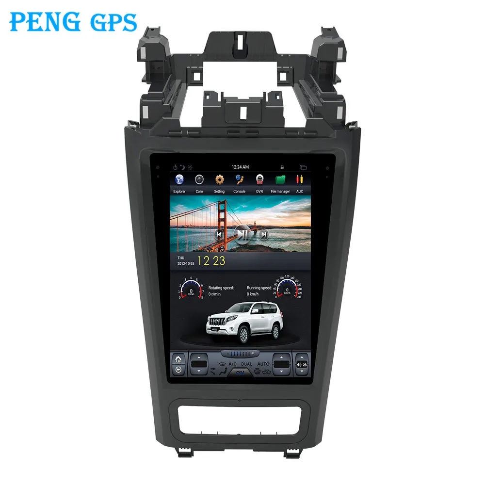 Android 7 1 Tesla вертикальный экран Автомобильный без dvd плеера радио gps автоматический