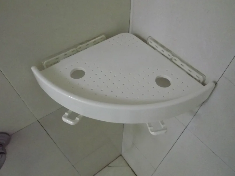 Ванная комната угловой держатель для хранения полка органайзер настенная душа