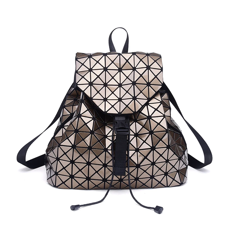 Женский рюкзак с геометрическим узором и блестками женский для