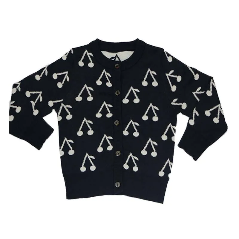 Семейные милые свитера в виде вишни хлопковая Одинаковая одежда для мамы и дочки