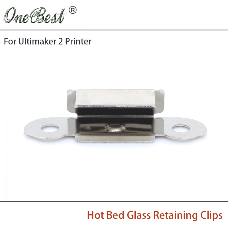 2 шт./лот Ultimaker Горячая кровать из нержавеющей стали стеклянные фиксаторы UM2